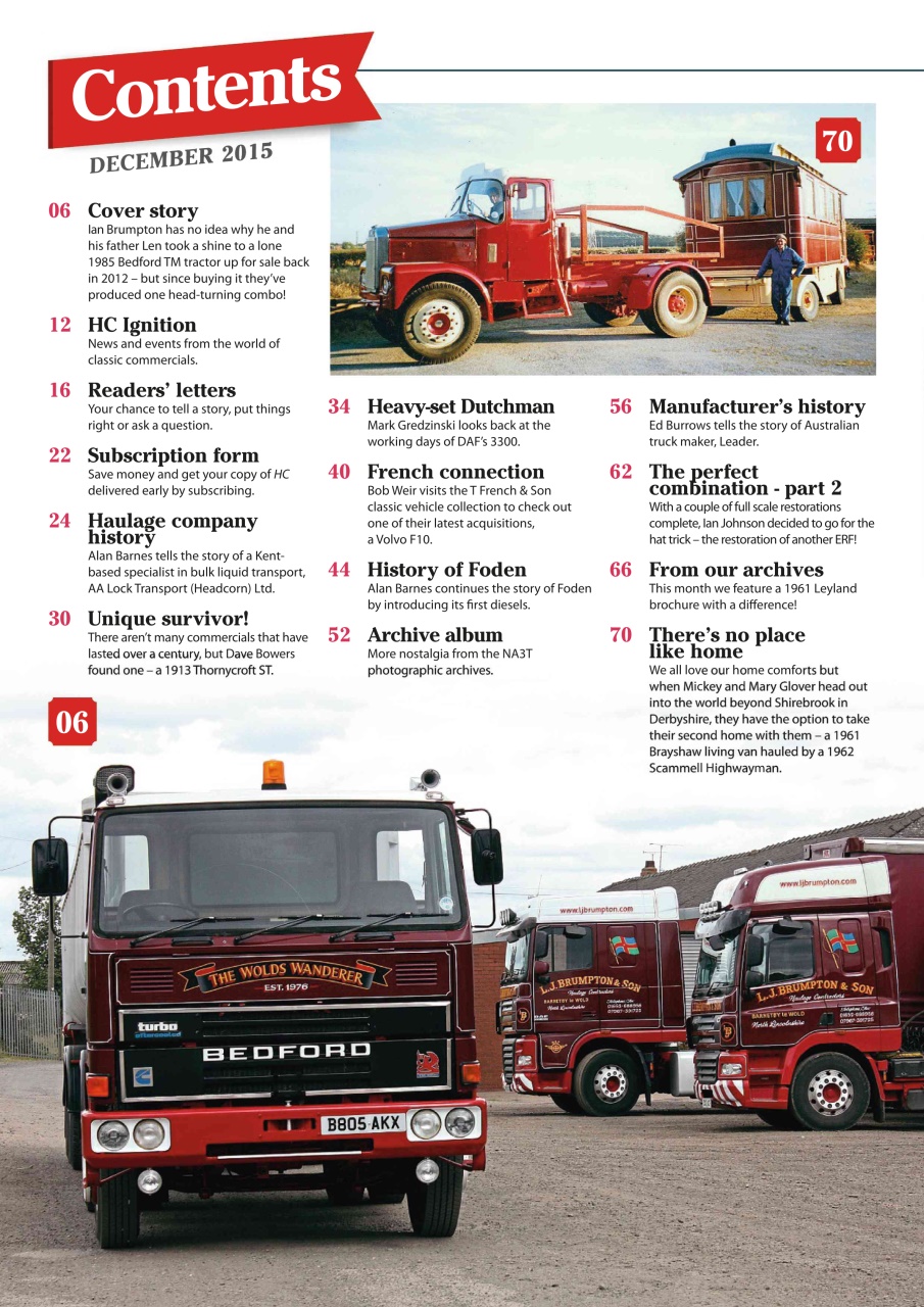 Heritage Commercials Magazine Preview Pages