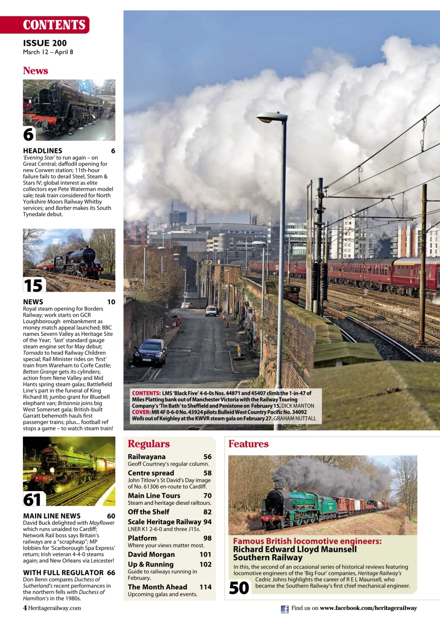 Heritage Railway Preview Pages