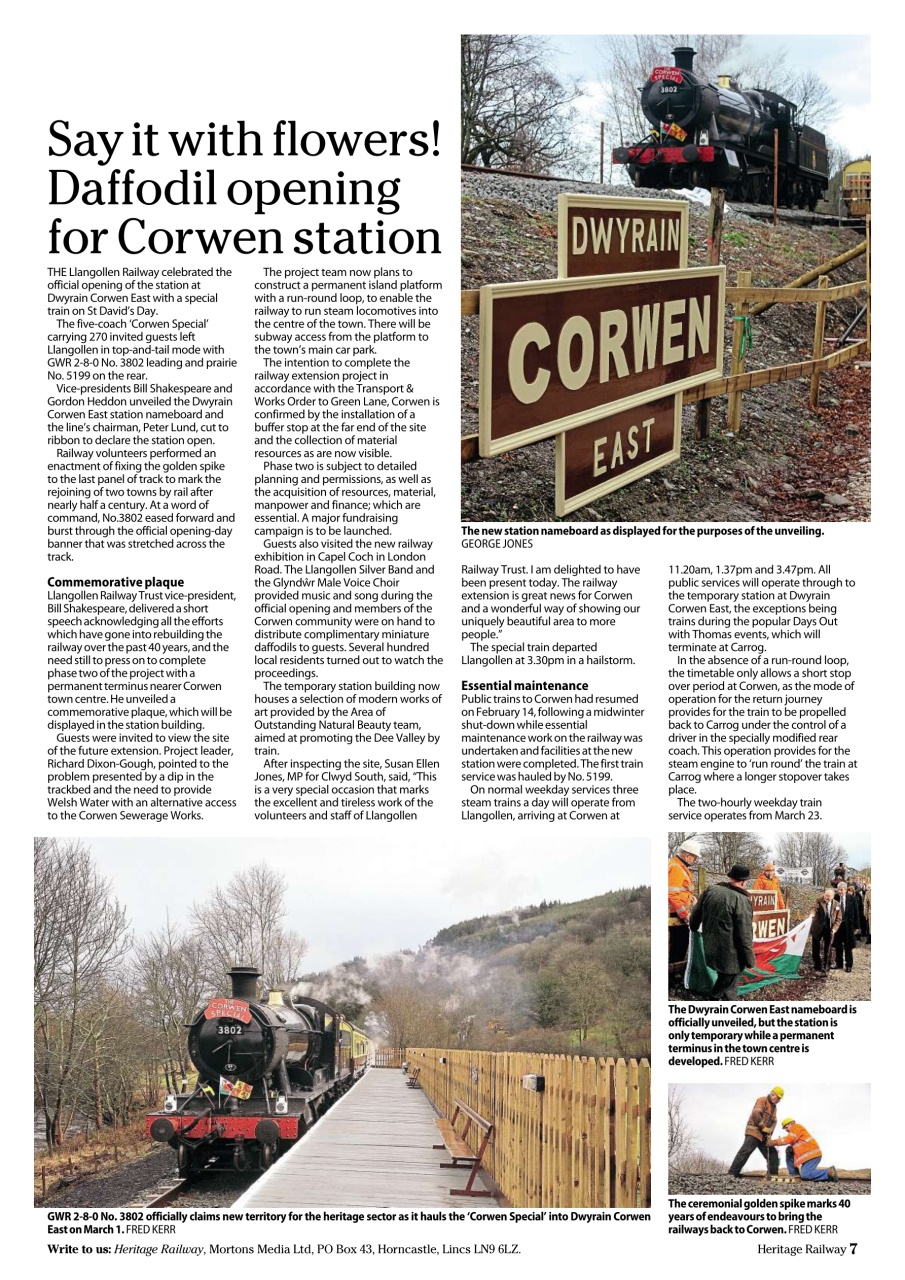 Heritage Railway Preview Pages