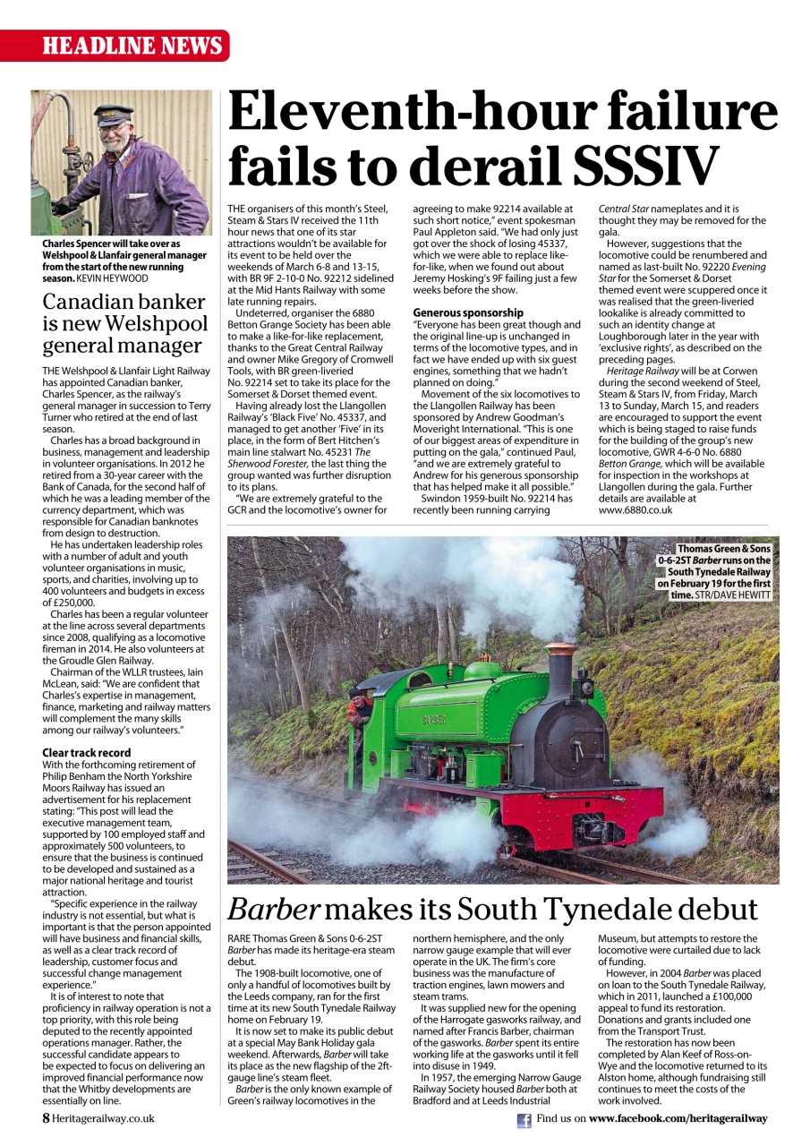 Heritage Railway Preview Pages