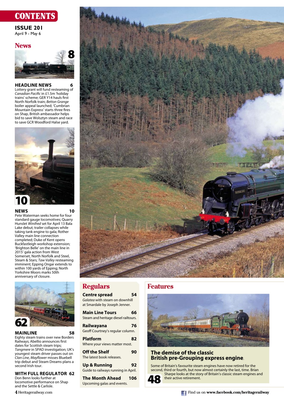Heritage Railway Preview Pages