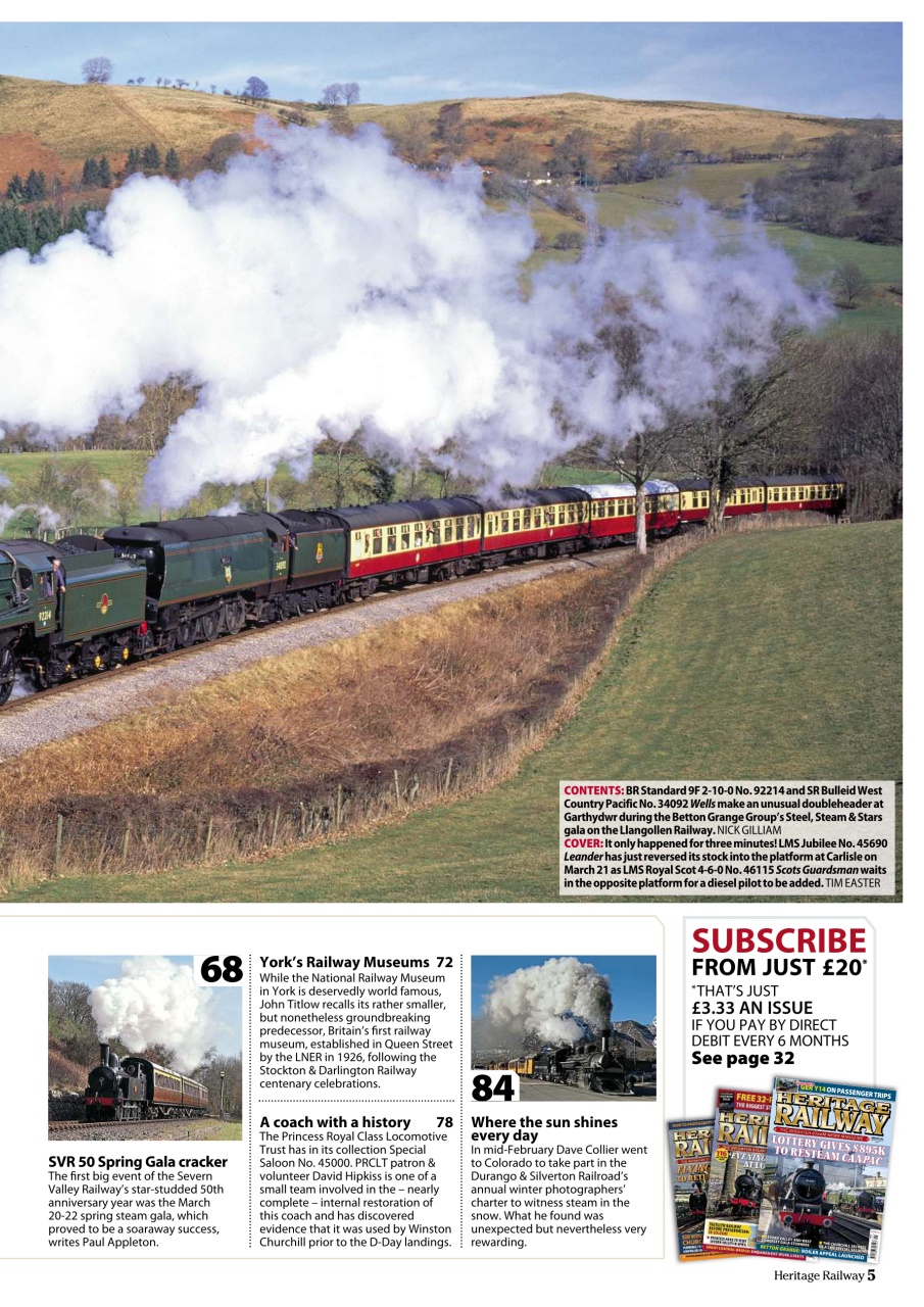 Heritage Railway Preview Pages