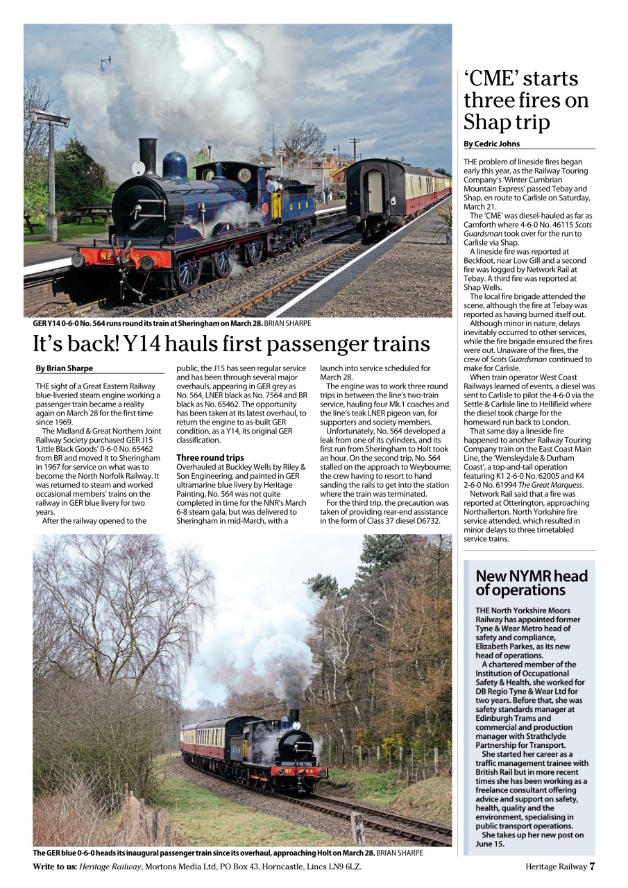 Heritage Railway Preview Pages