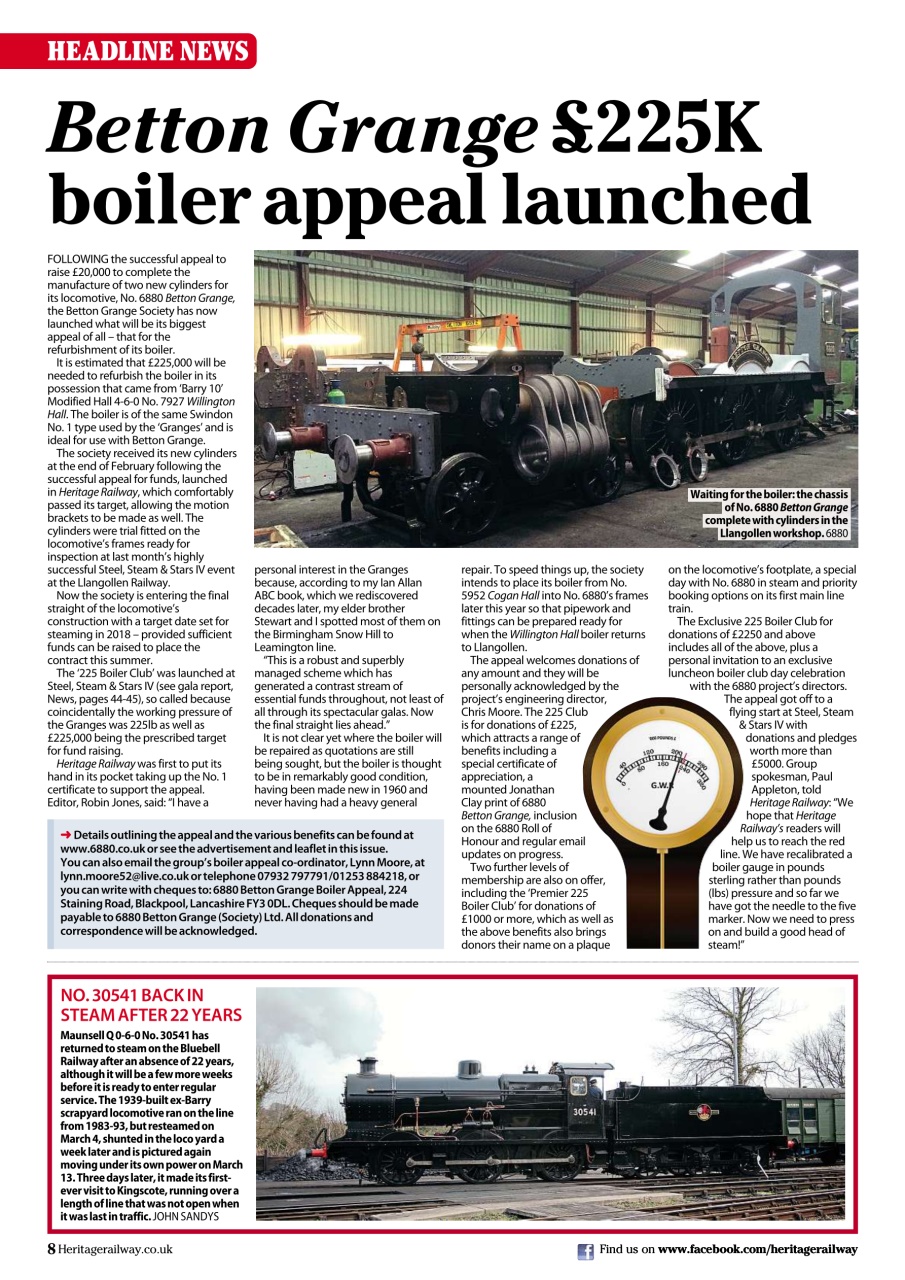 Heritage Railway Preview Pages