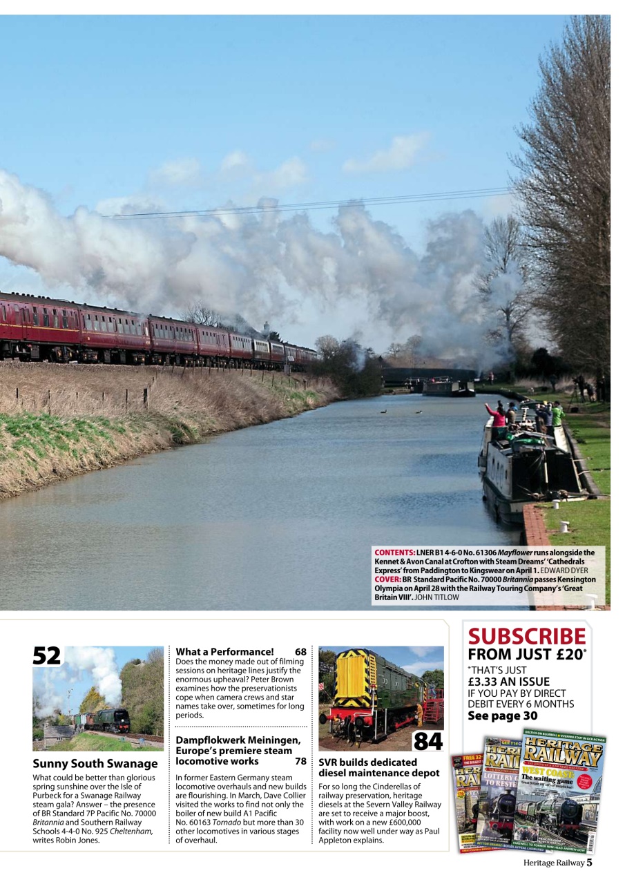 Heritage Railway Preview Pages