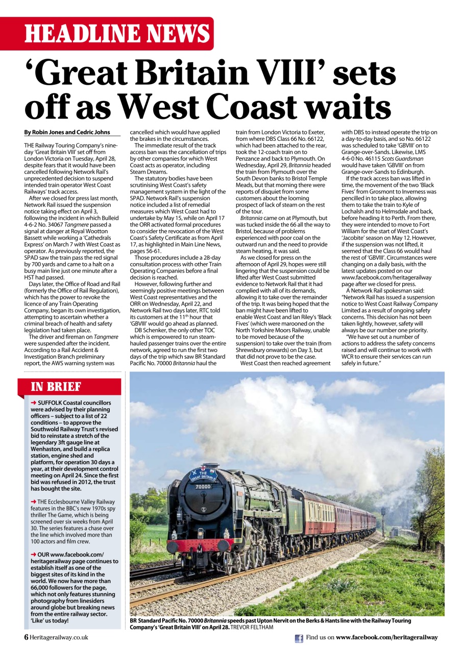 Heritage Railway Preview Pages
