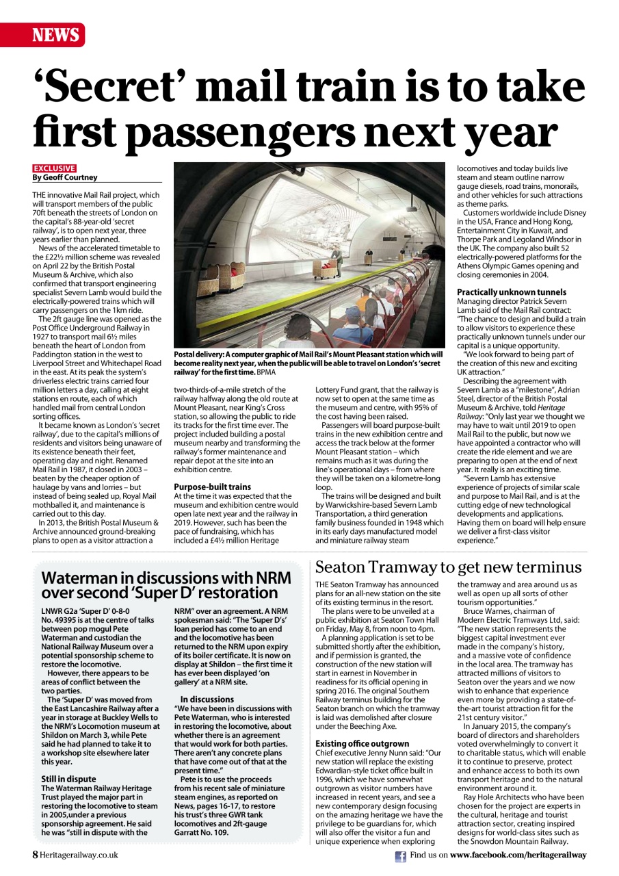 Heritage Railway Preview Pages