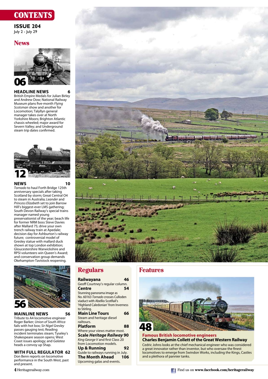 Heritage Railway Preview Pages
