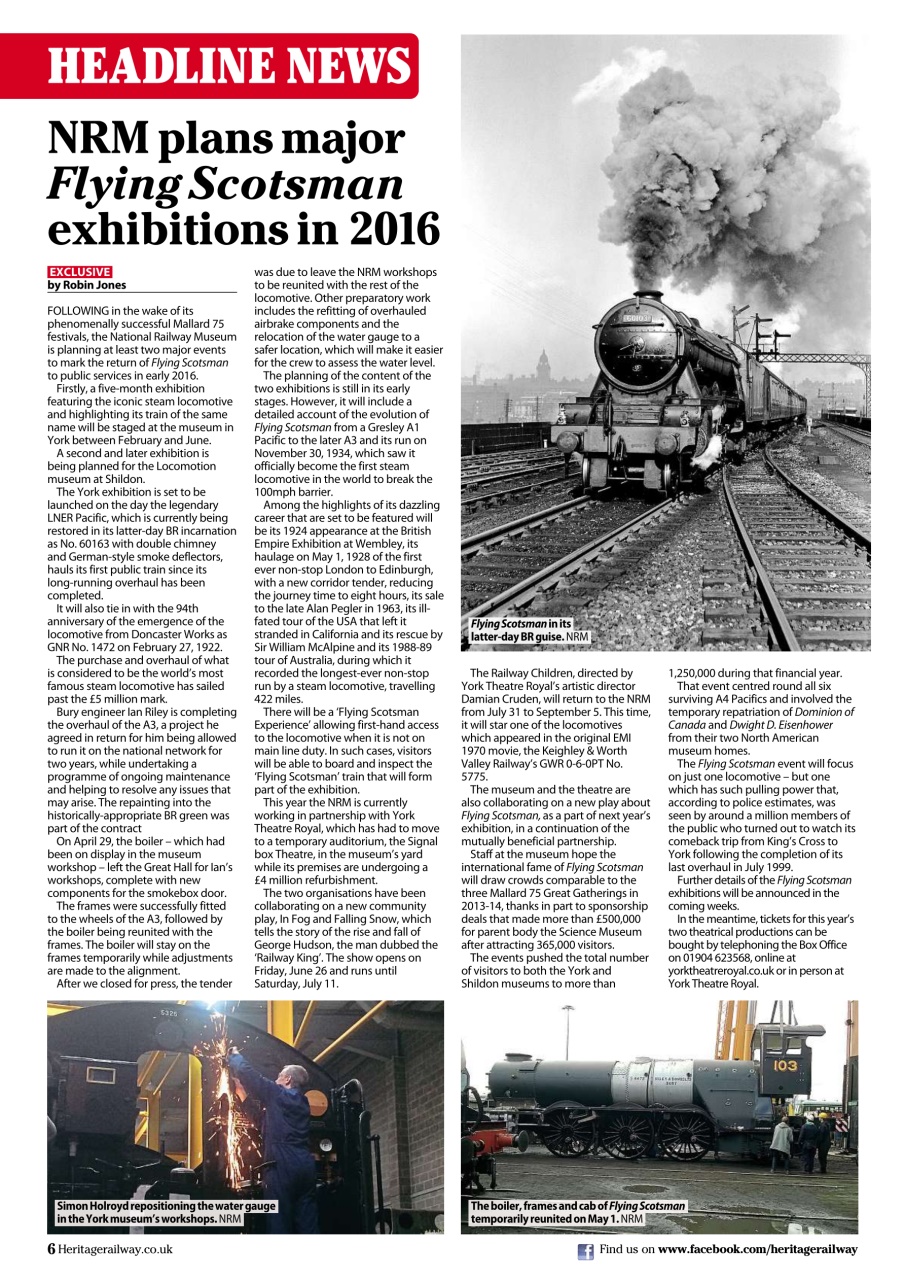 Heritage Railway Preview Pages