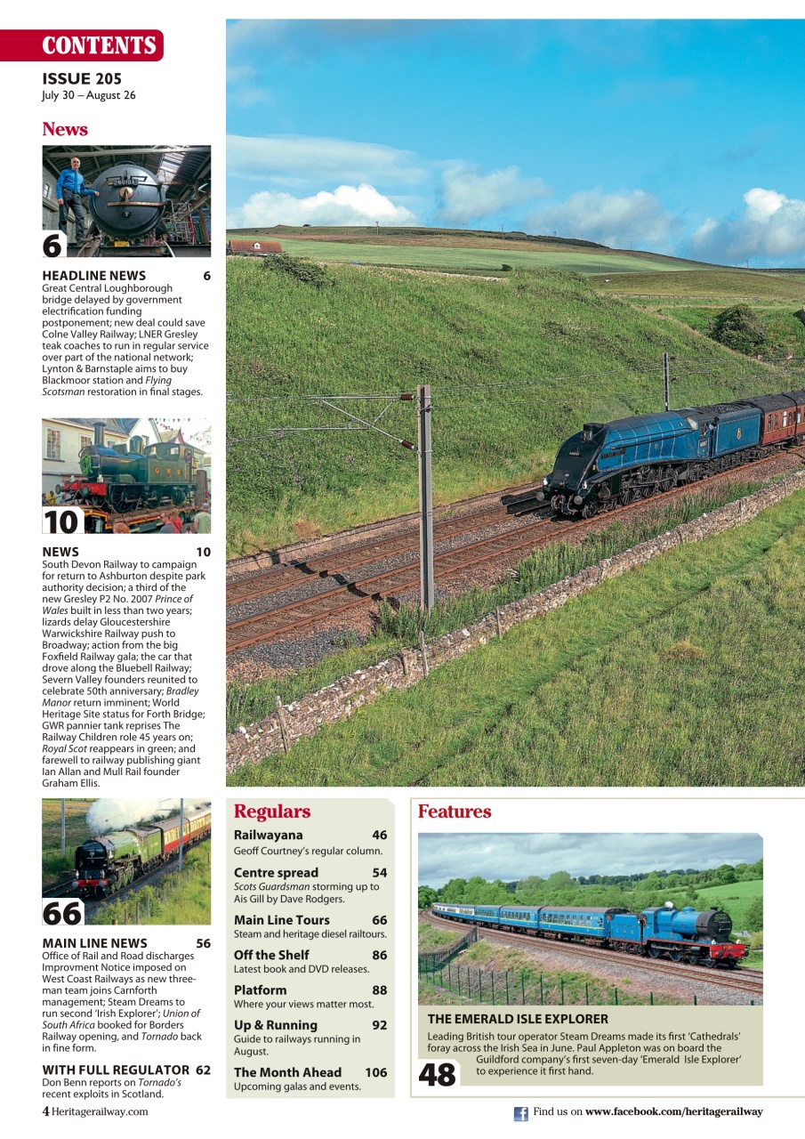 Heritage Railway Preview Pages