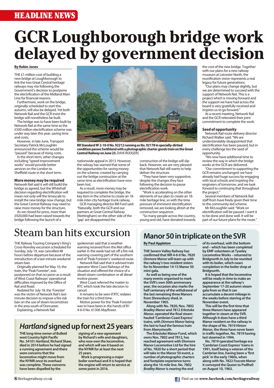 Heritage Railway Preview Pages