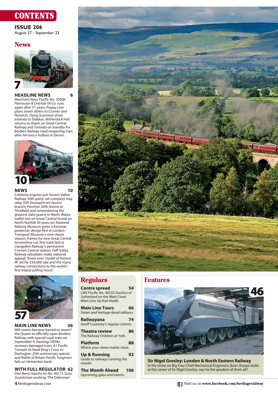 Heritage Railway Preview Pages