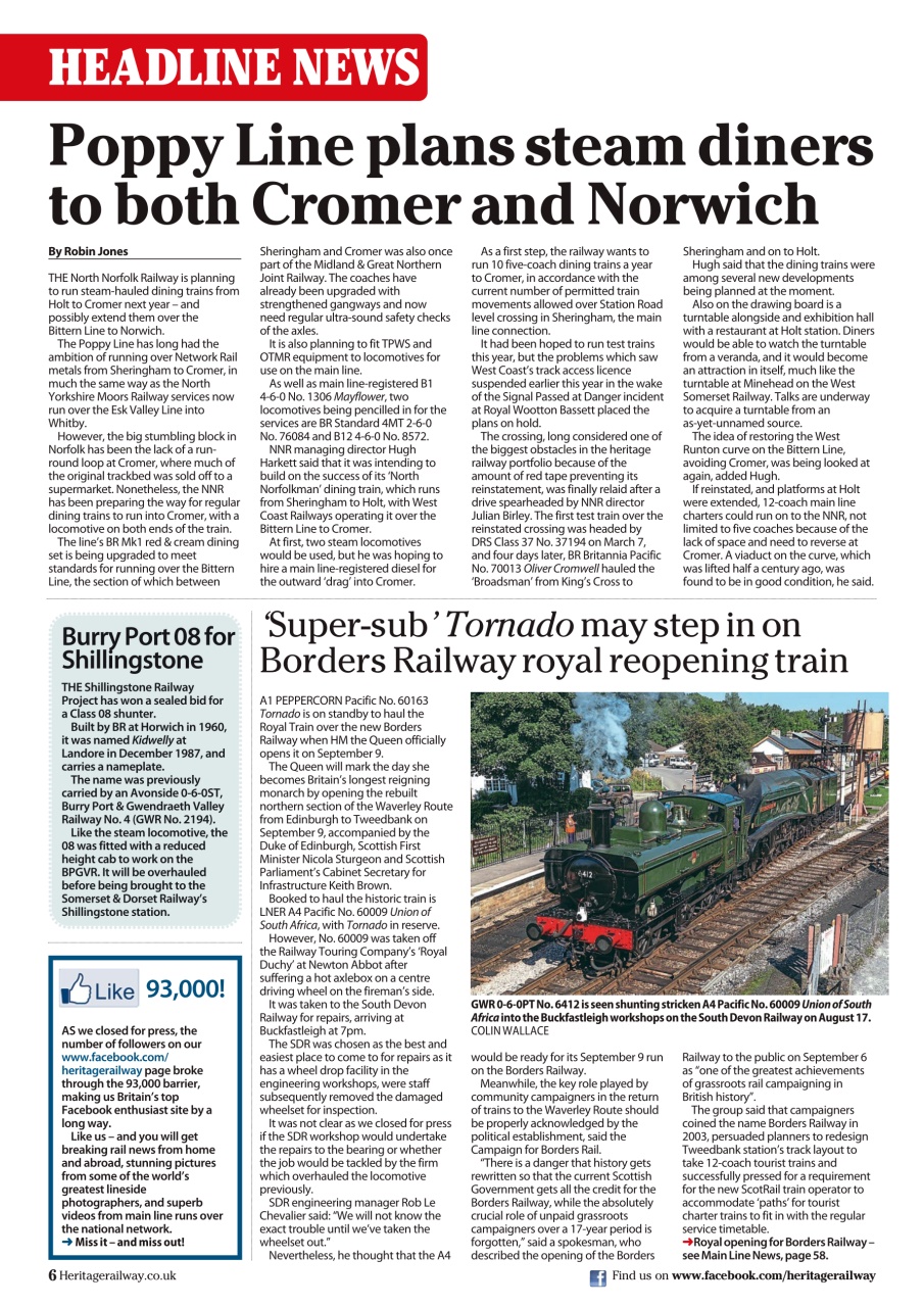 Heritage Railway Preview Pages