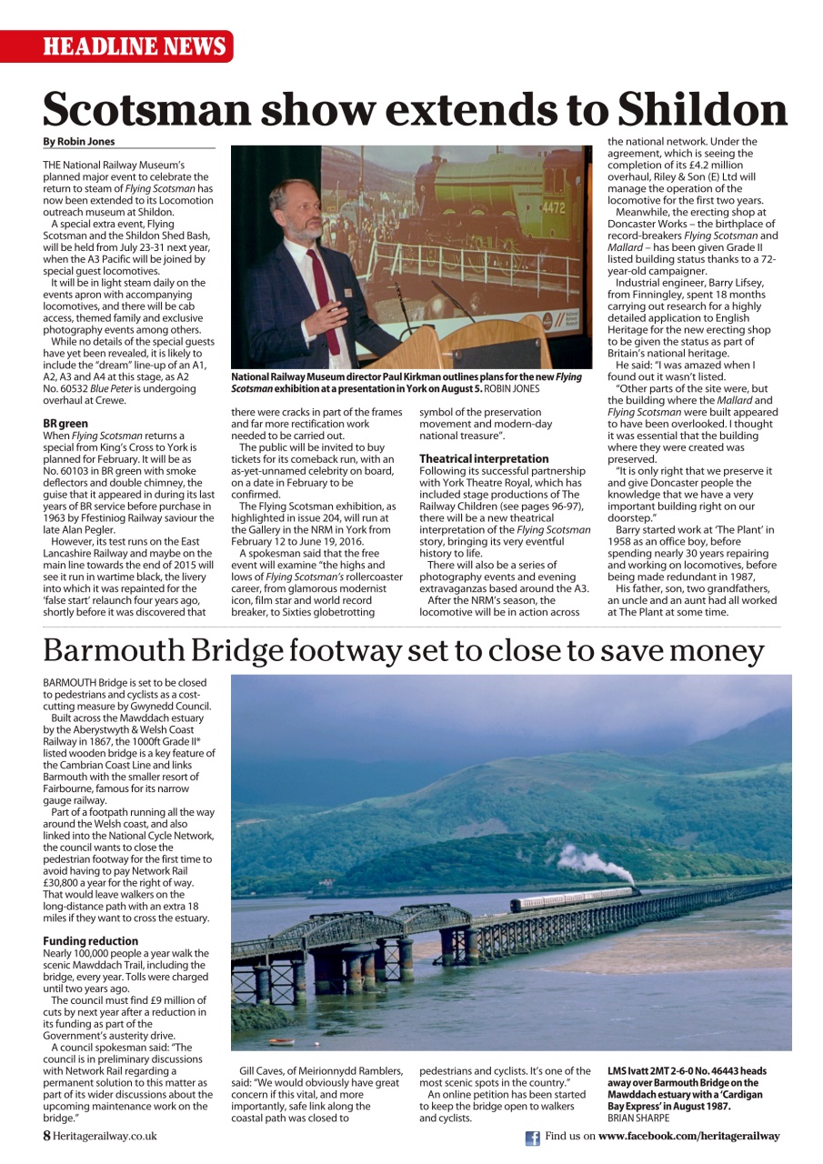 Heritage Railway Preview Pages