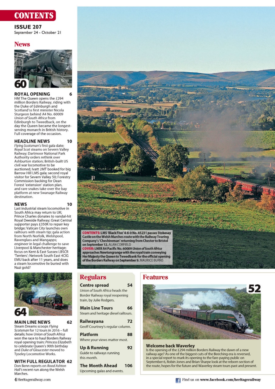 Heritage Railway Preview Pages