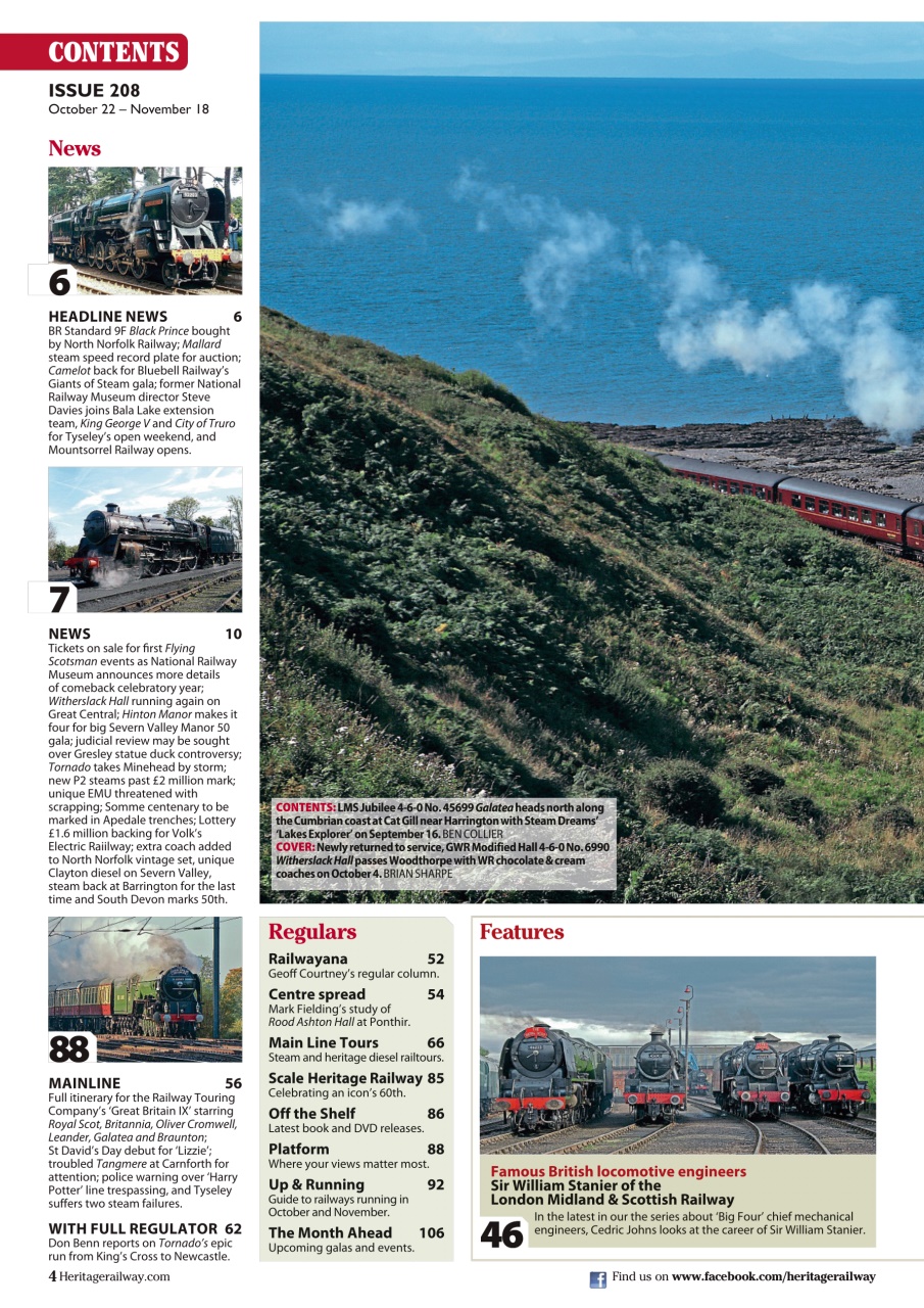 Heritage Railway Preview Pages