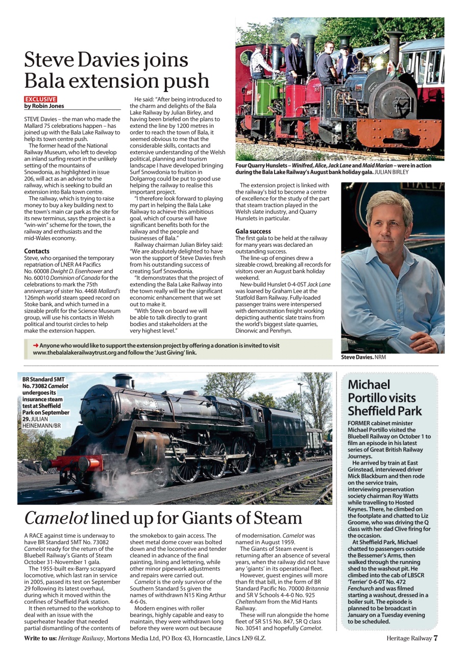 Heritage Railway Preview Pages