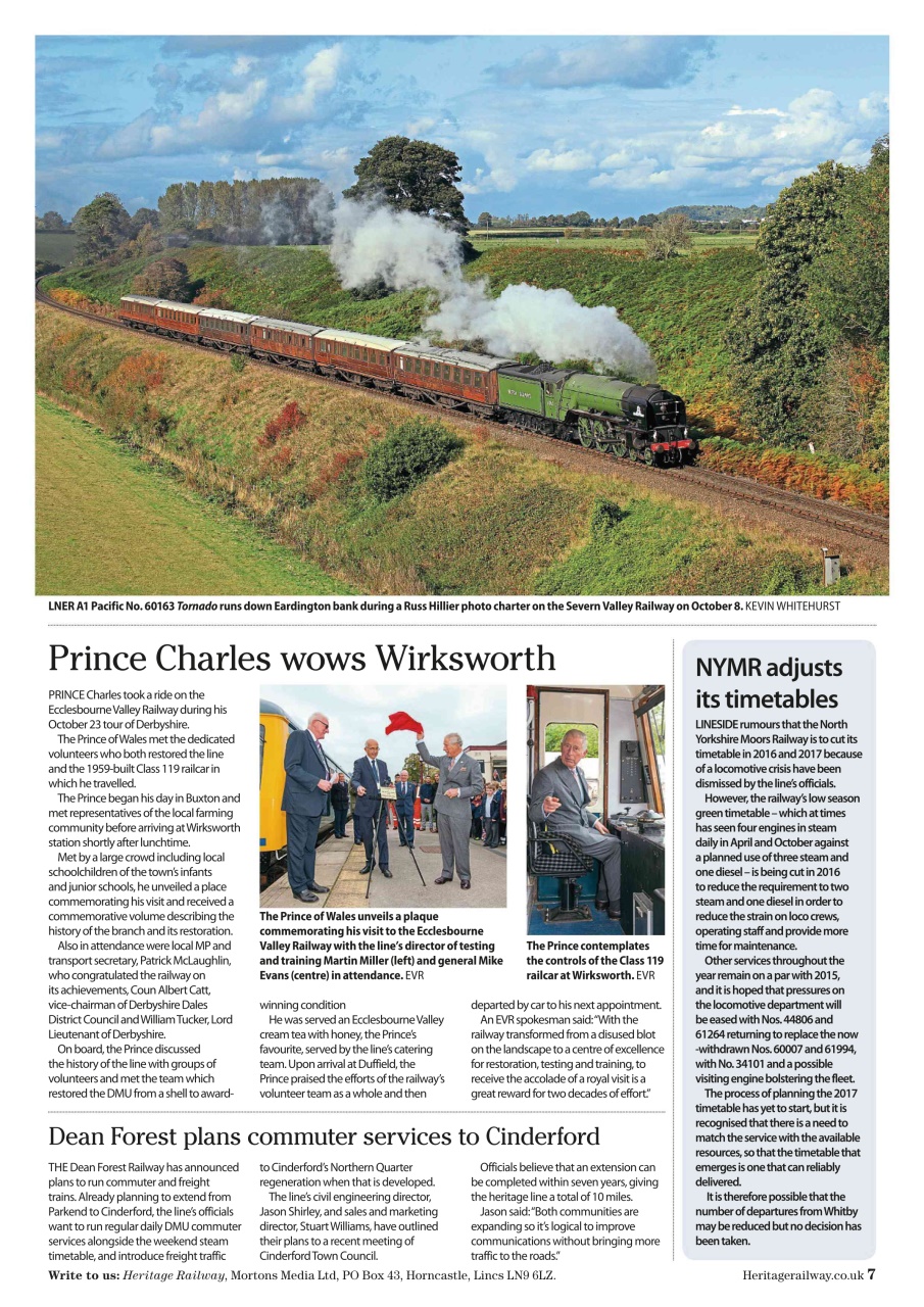 Heritage Railway Preview Pages