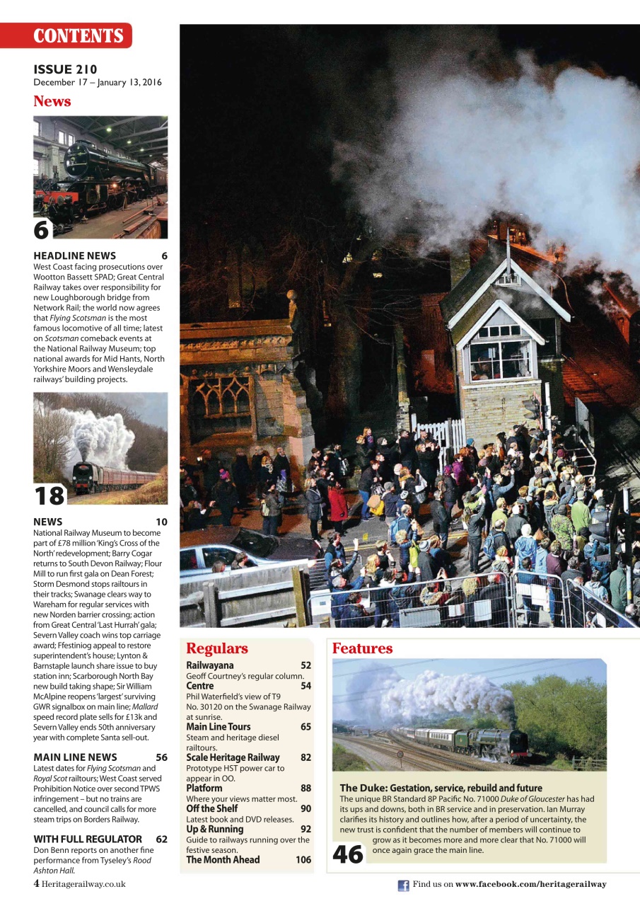 Heritage Railway Preview Pages