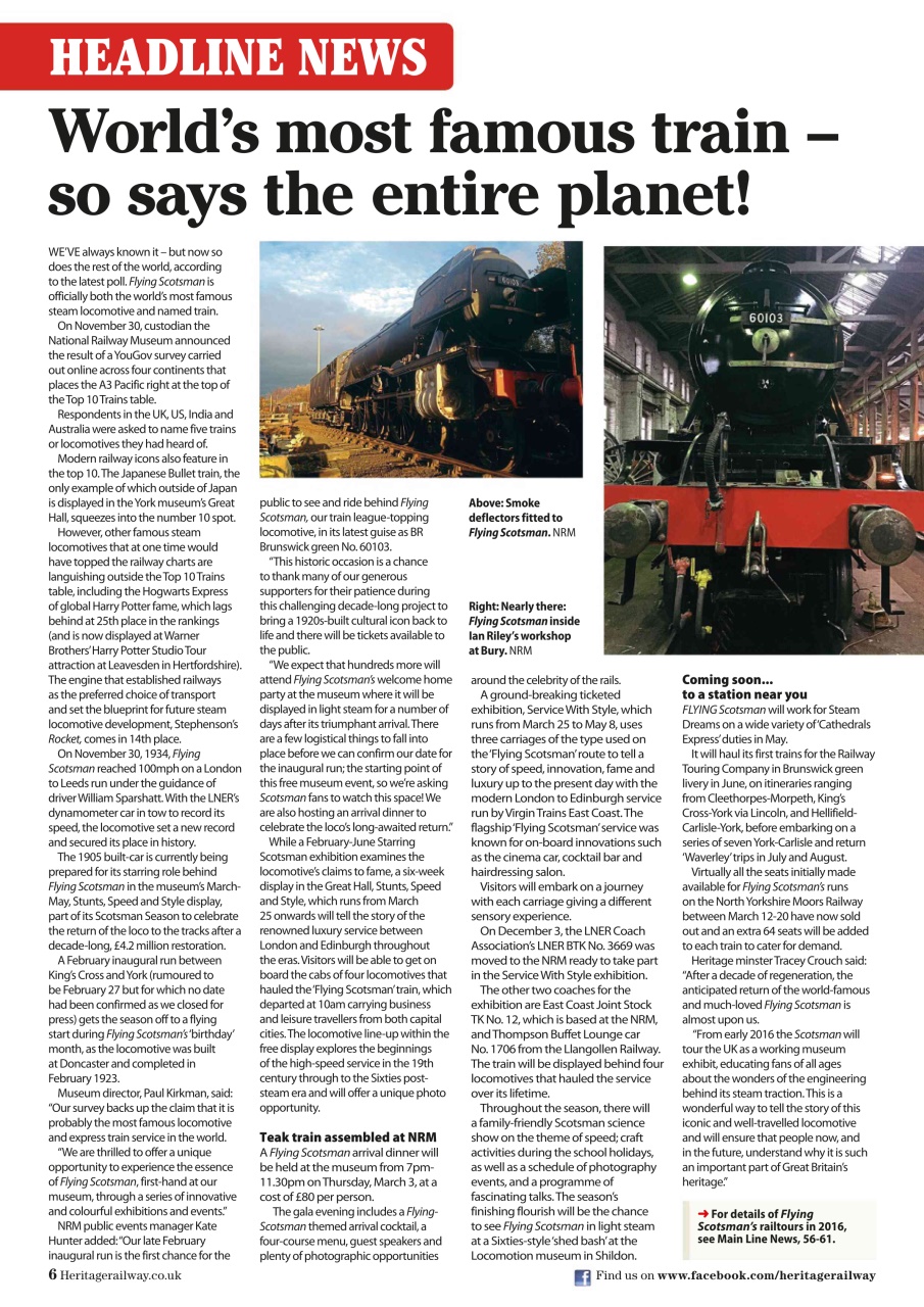 Heritage Railway Preview Pages