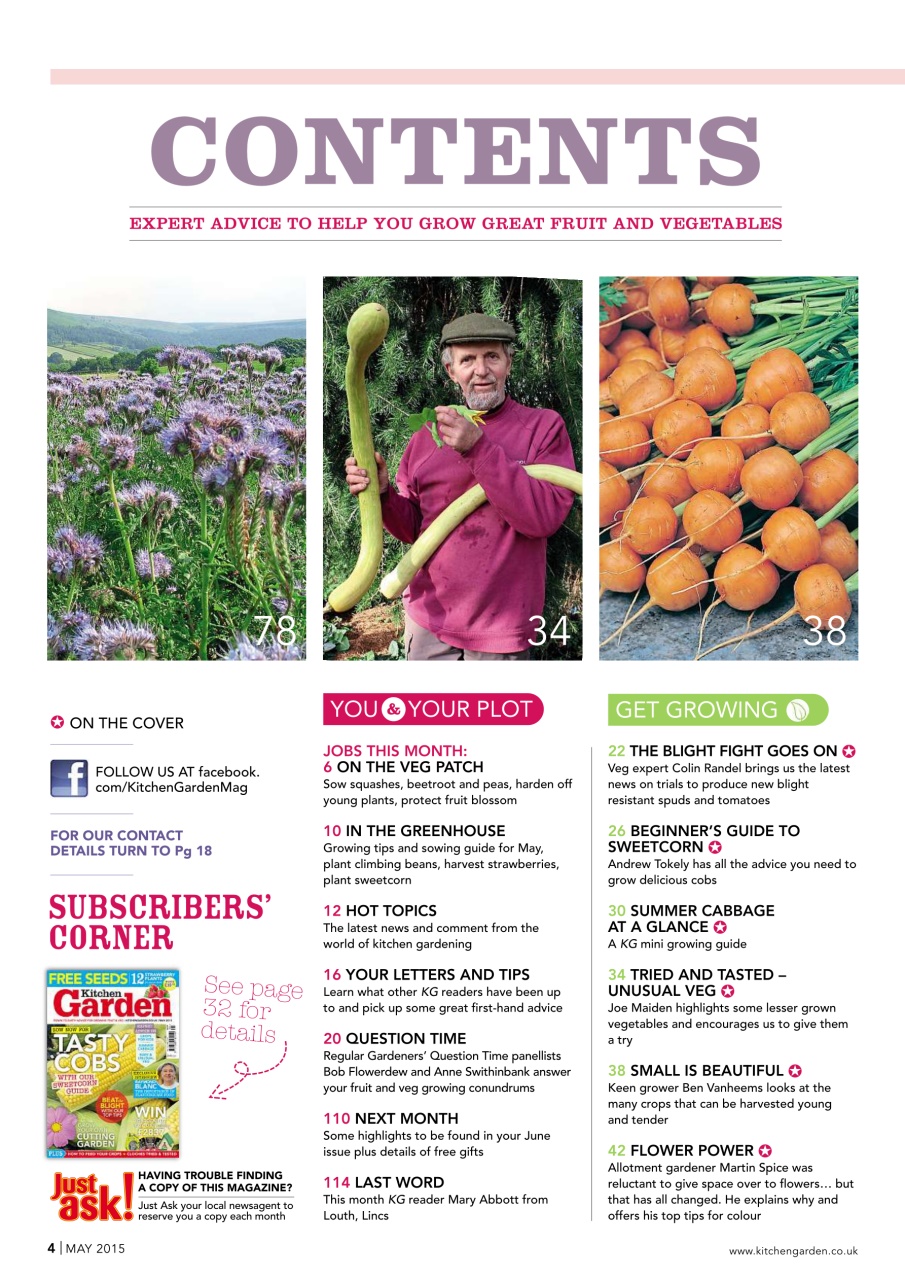 Kitchen Garden Magazine Preview Pages