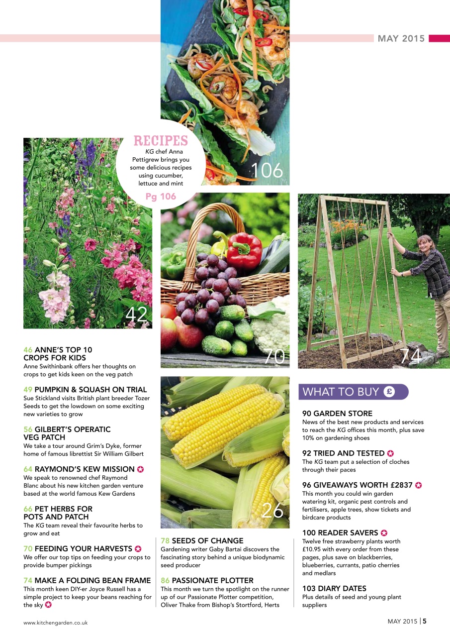 Kitchen Garden Magazine Preview Pages