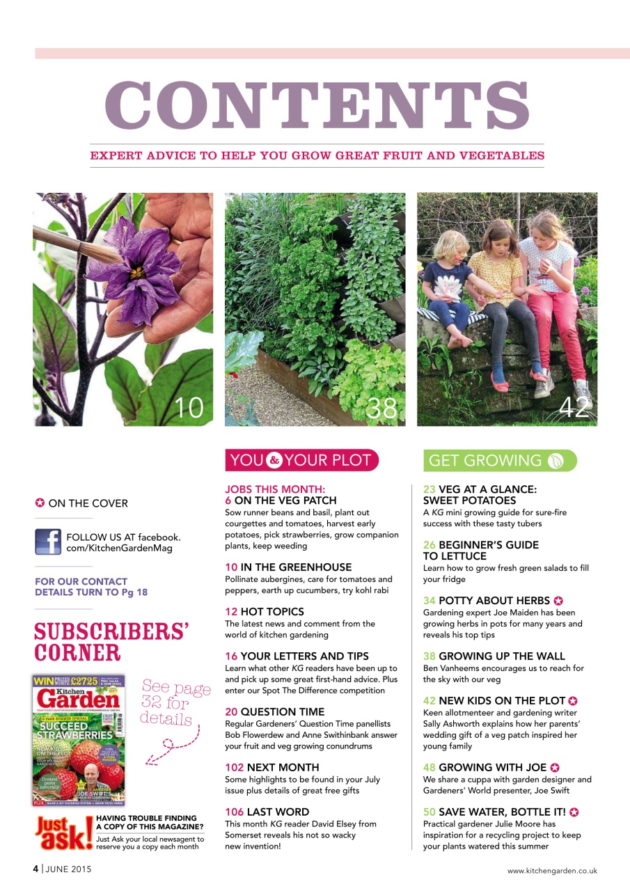 Kitchen Garden Magazine Preview Pages