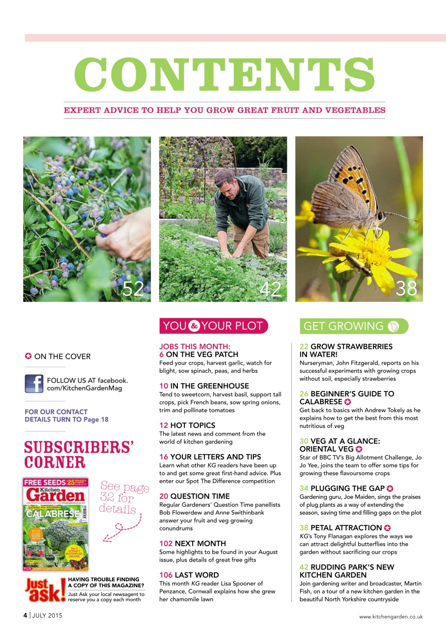 Kitchen Garden Magazine Preview Pages