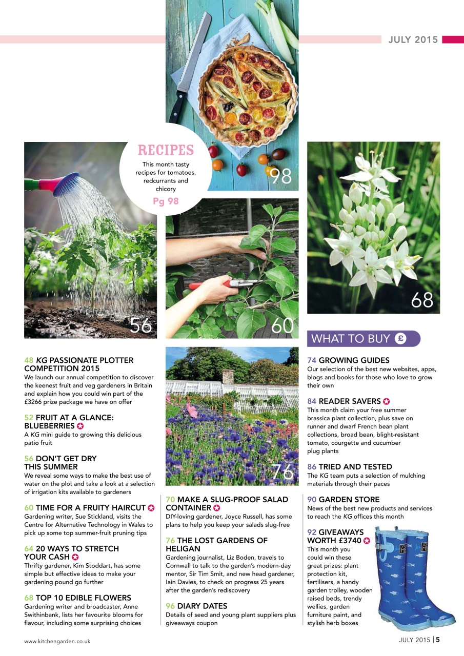 Kitchen Garden Magazine Preview Pages