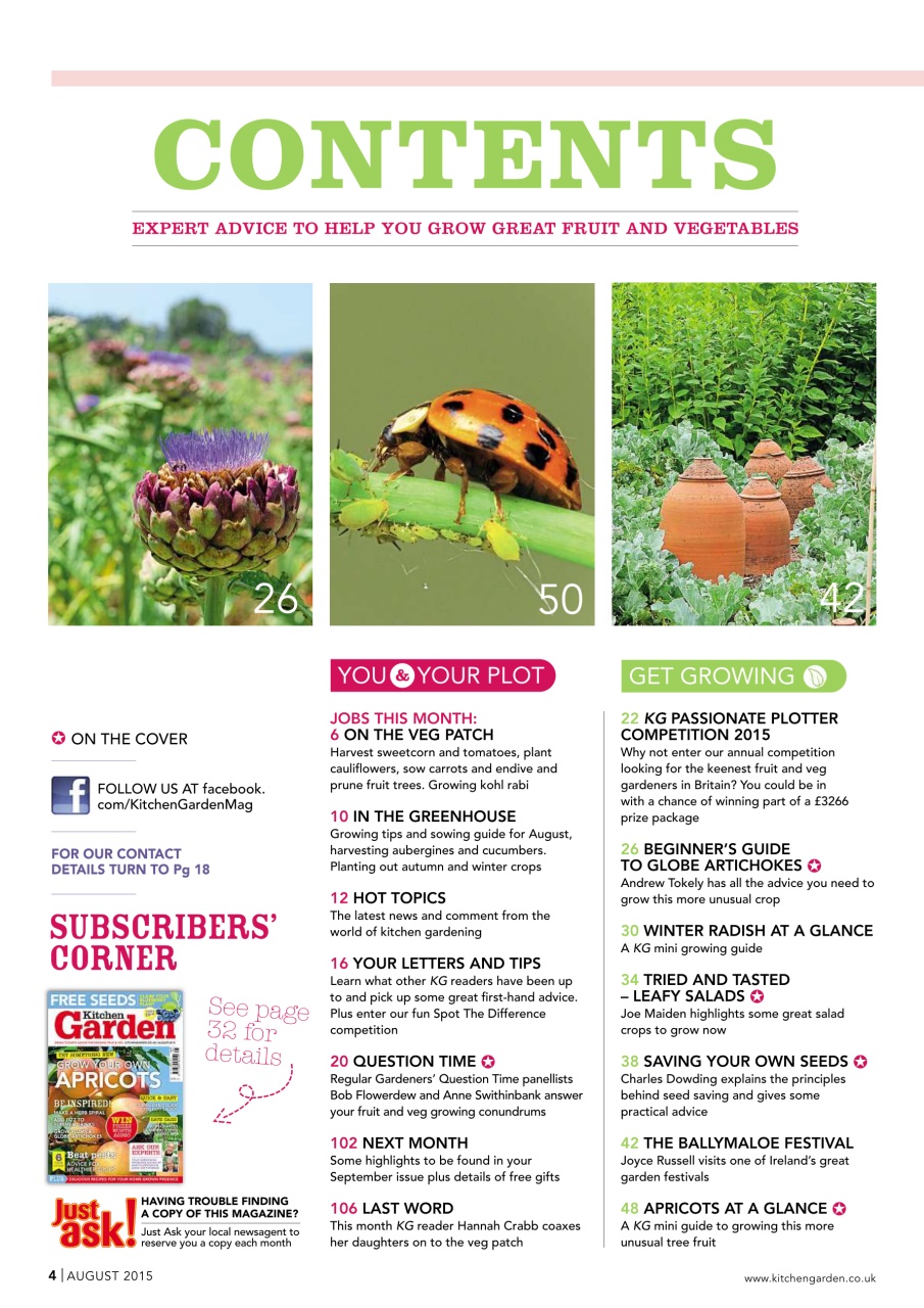 Kitchen Garden Magazine Preview Pages