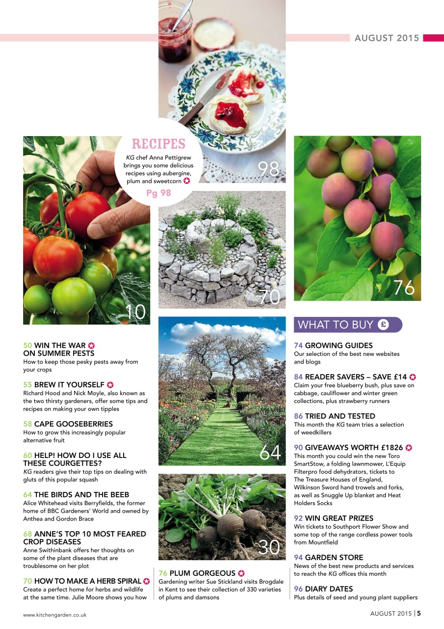Kitchen Garden Magazine Preview Pages