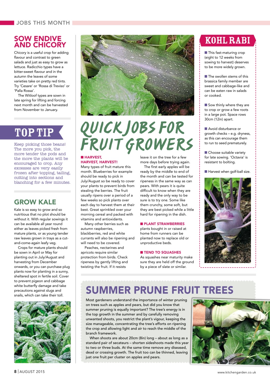 Kitchen Garden Magazine Preview Pages