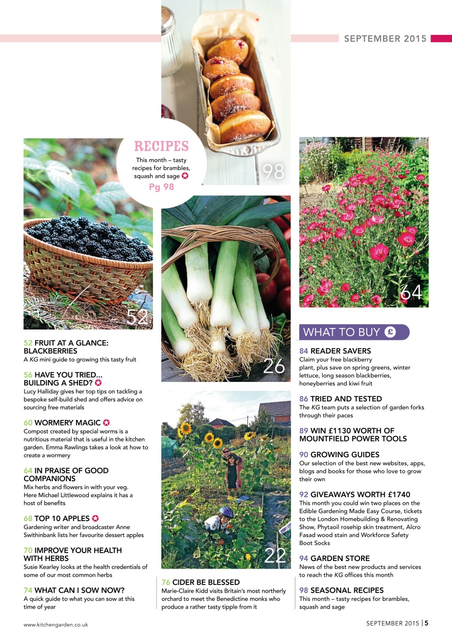 Kitchen Garden Magazine Preview Pages