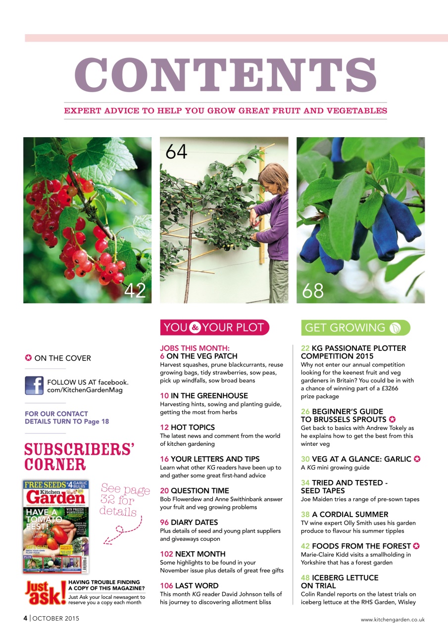 Kitchen Garden Magazine Preview Pages