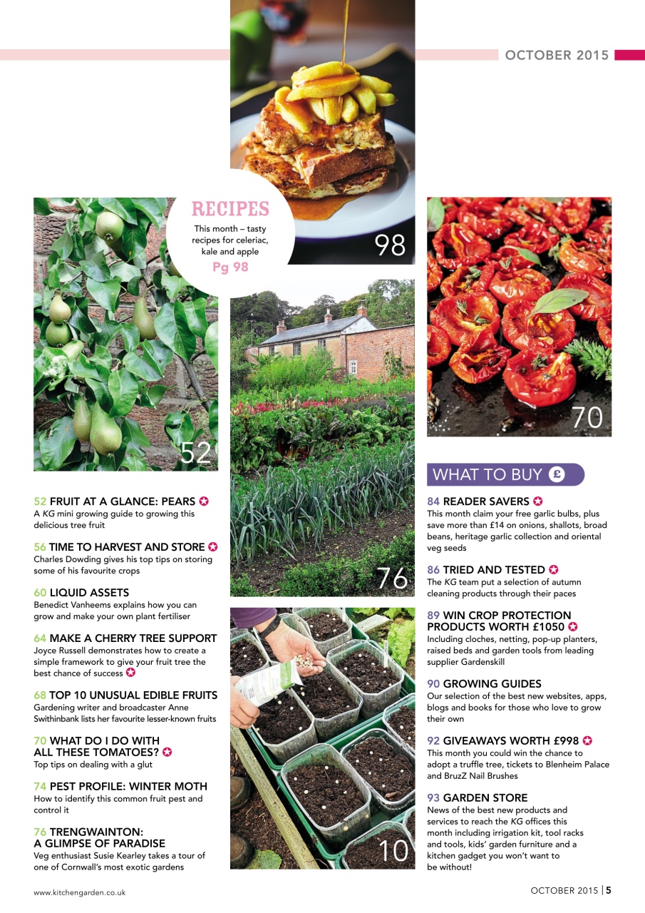 Kitchen Garden Magazine Preview Pages