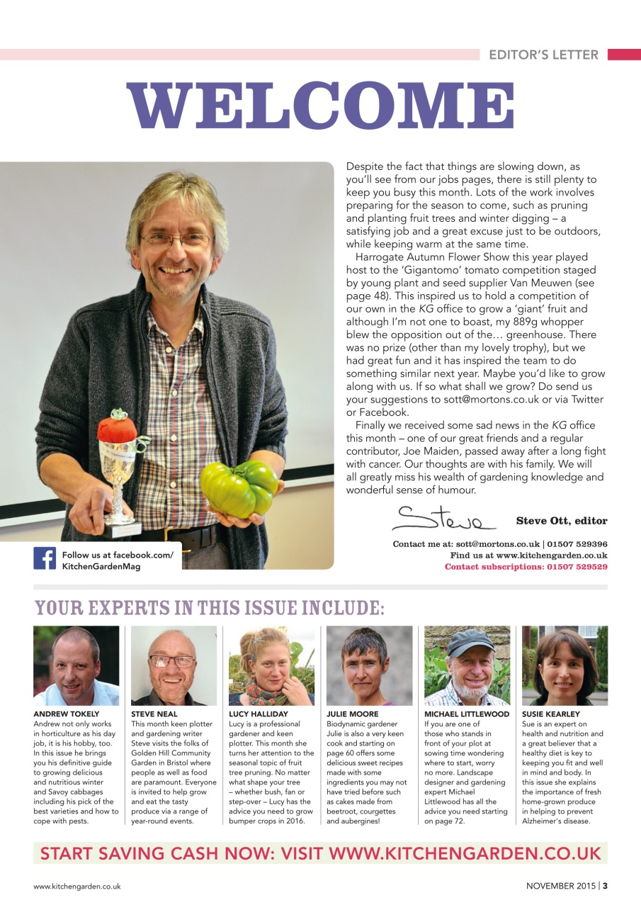 Kitchen Garden Magazine Preview Pages