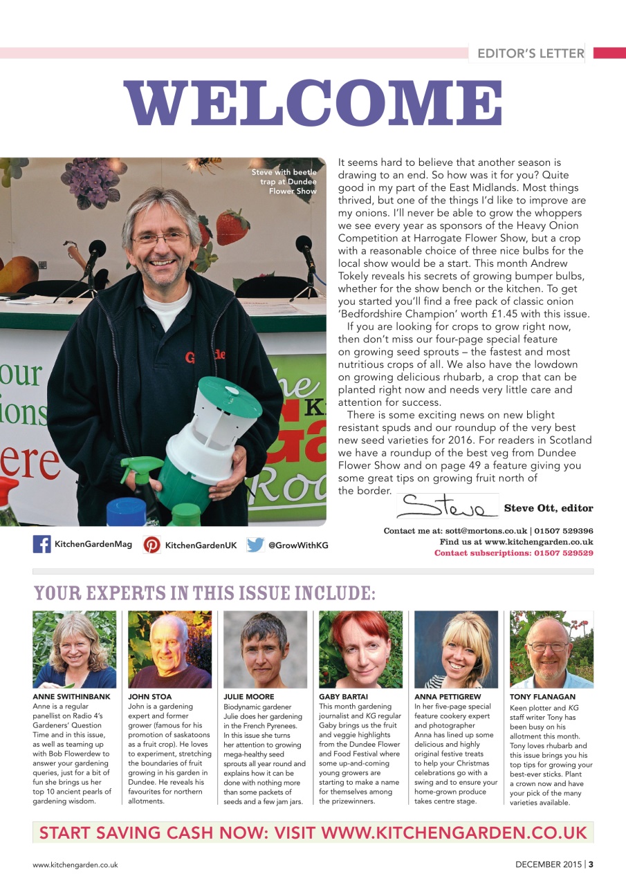 Kitchen Garden Magazine Preview Pages