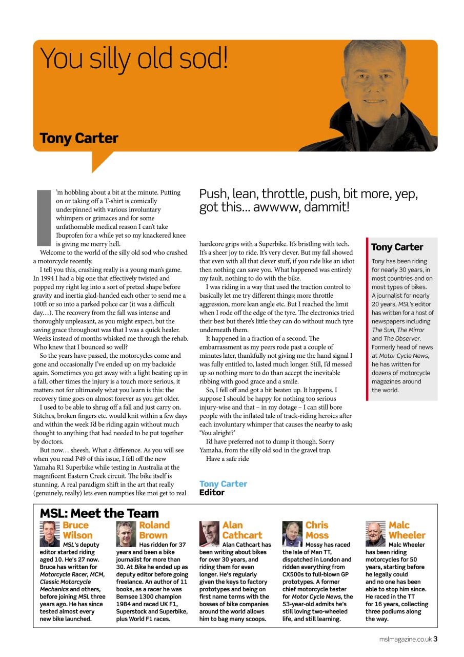 Motorcycle Sport & Leisure Preview Pages