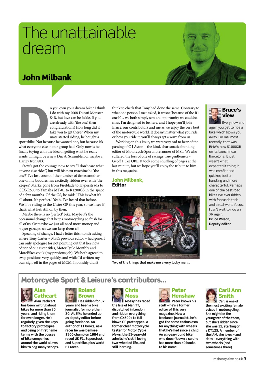 Motorcycle Sport & Leisure Preview Pages