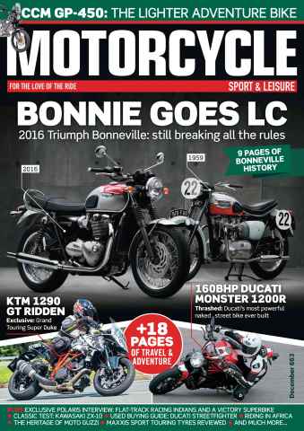 Motorcycle Sport & Leisure issue December 2015