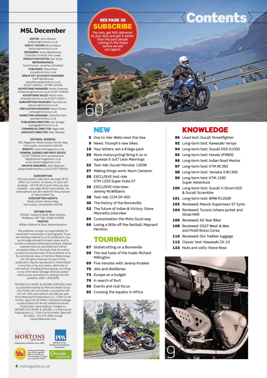 Motorcycle Sport & Leisure Preview Pages