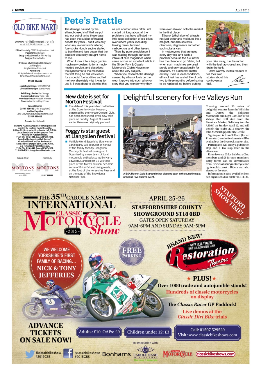 Old Bike Mart Preview Pages