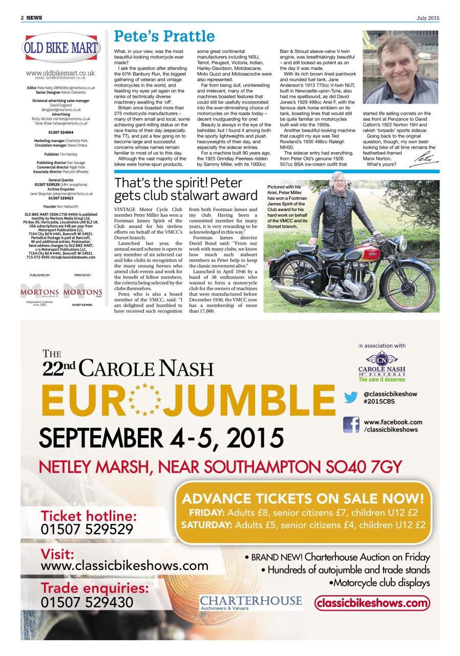 Old Bike Mart Preview Pages
