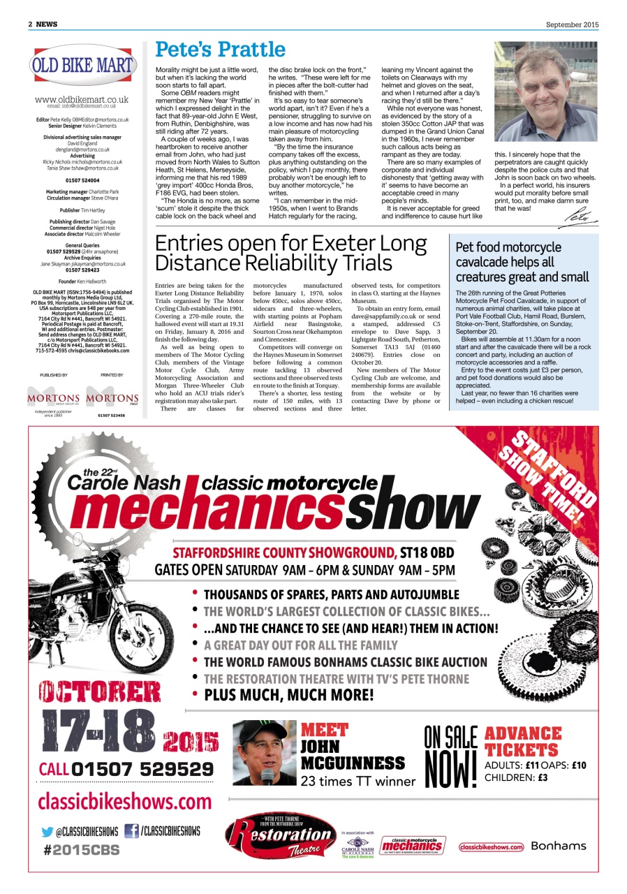 Old Bike Mart Preview Pages