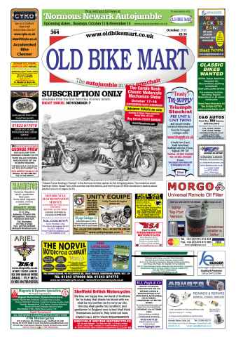 Old Bike Mart issue October 2015