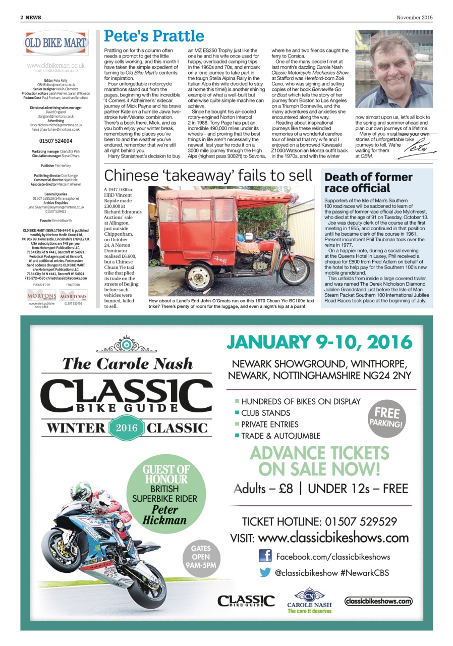 Old Bike Mart Preview Pages