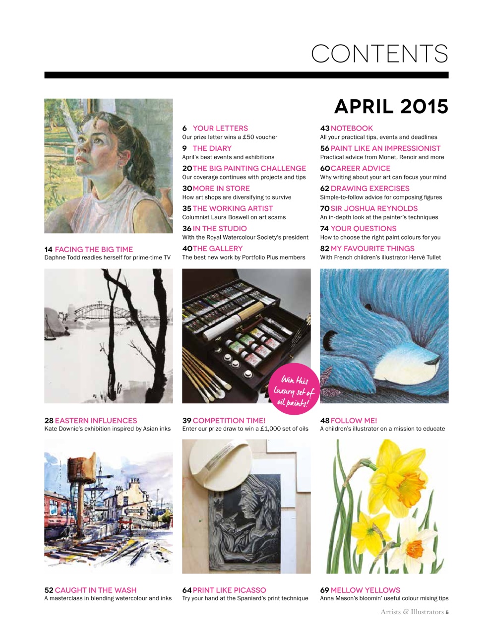 Artists & Illustrators Preview Pages