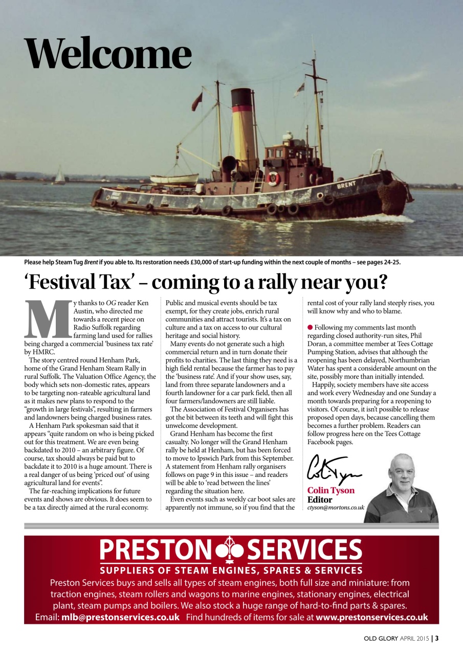 Old Glory Magazine Preview Pages