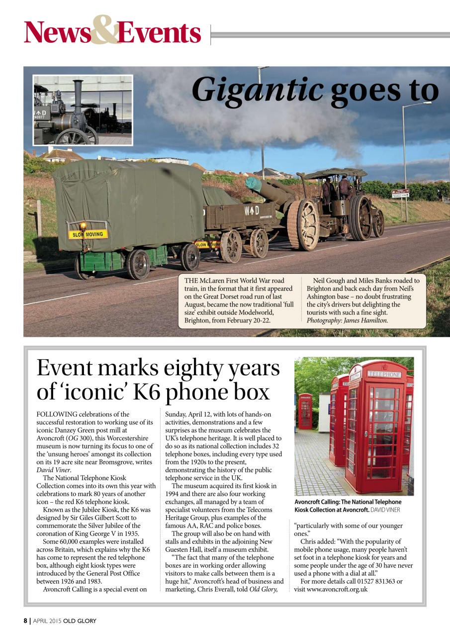 Old Glory Magazine Preview Pages