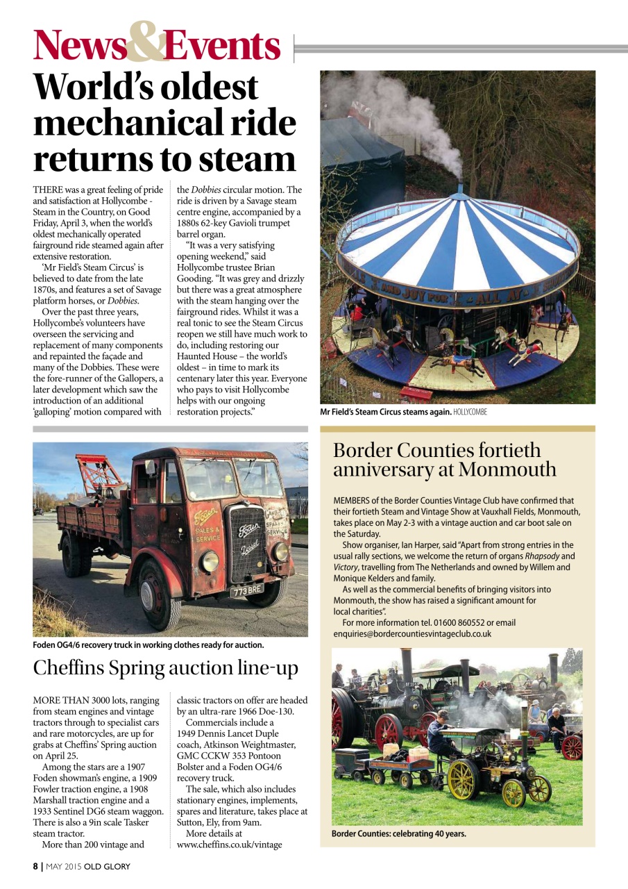 Old Glory Magazine Preview Pages